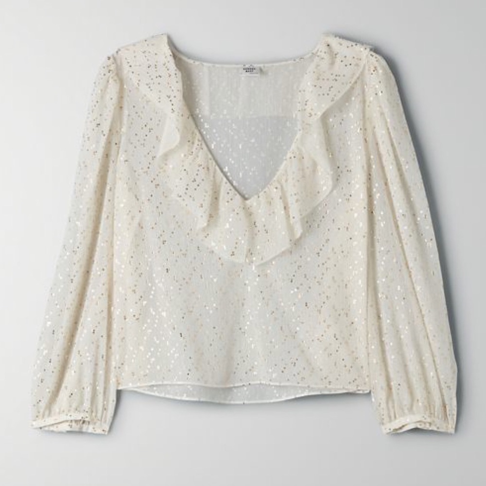SOLD Aritzia Harper Blouse